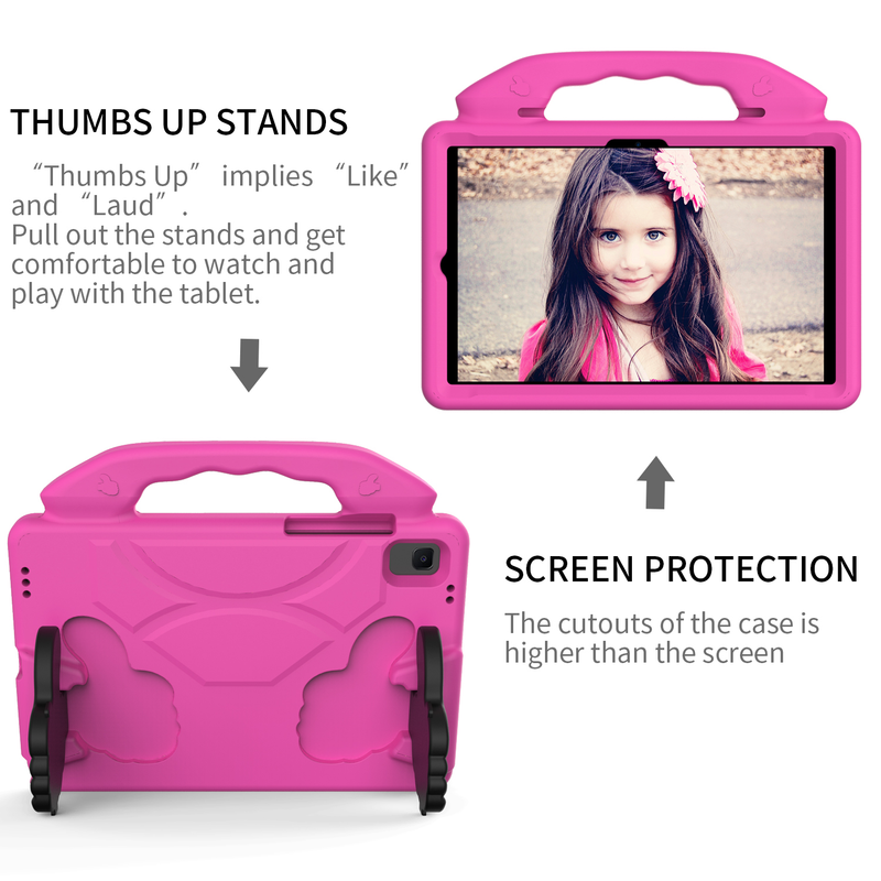 Funda EVA para niños para Samsung Galaxy Tab A 8,0 T290 A7 8,7 T220 10,1 T510 A8 10,5 X200, funda Tab S6 Lite 10,4 P610, fundas a prueba de golpes_voghion.com