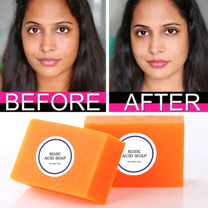 100 g Kojic rūgšties muilas 3 spalvų variantas Glutationo odą šviesinantis muilas rankų darbo balinamasis muilas šviesinantis veidą_voghion.com