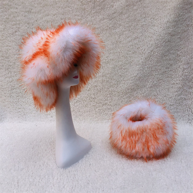 Spice ny hatt varm imitation päls fluffig tvättbjörnspäls tjock höst och vinter personlighet punk stil hatt_voghion.com