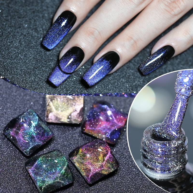 Arte Clavo 2 stks Set 10 ML Cat Eye Gel poetsmiddelen Glanzend Kristal Magnetische Nagellak UV Gel Nail Art Soak Semi Permanente Vernis_voghion.com