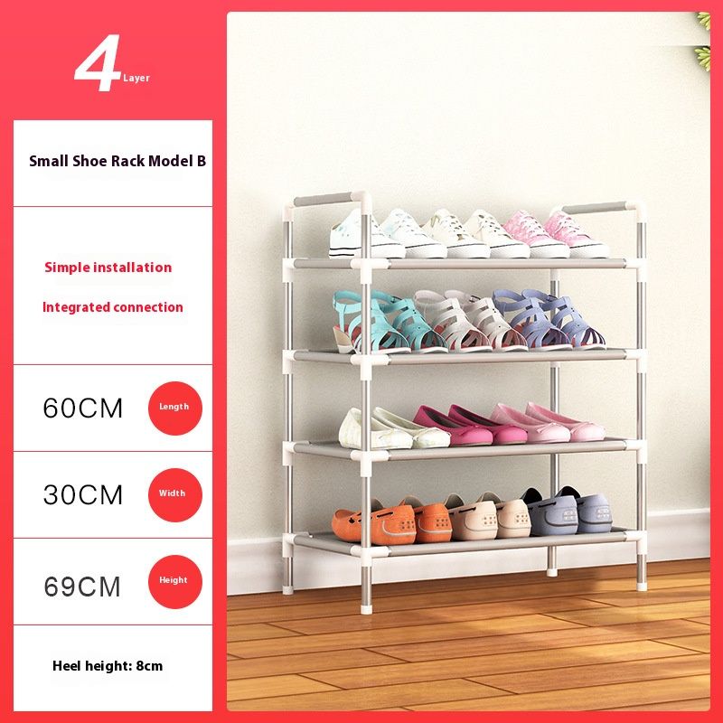 Zapatero modular de metal: organizador apilable de 2 a 7 niveles (ahorra espacio, estructura resistente, varios colores)_voghion.com