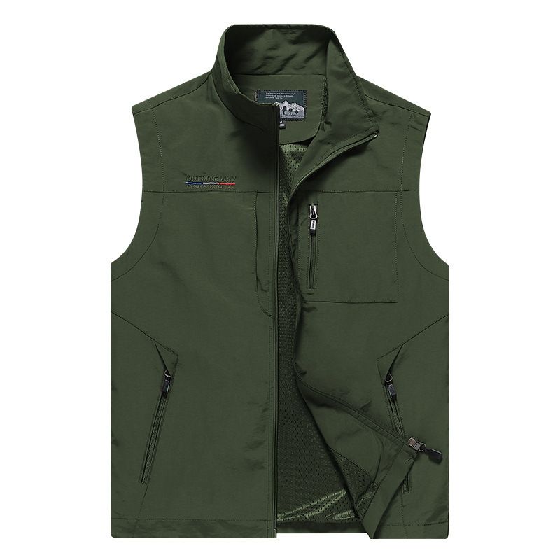 Men's Tactical Vest – Lightweight Quick-Dry Sleeveless Jacket With Multi-Pockets For Fishing, Photography & Military Style (Up To 6XL, 5 Colors)_voghion.com