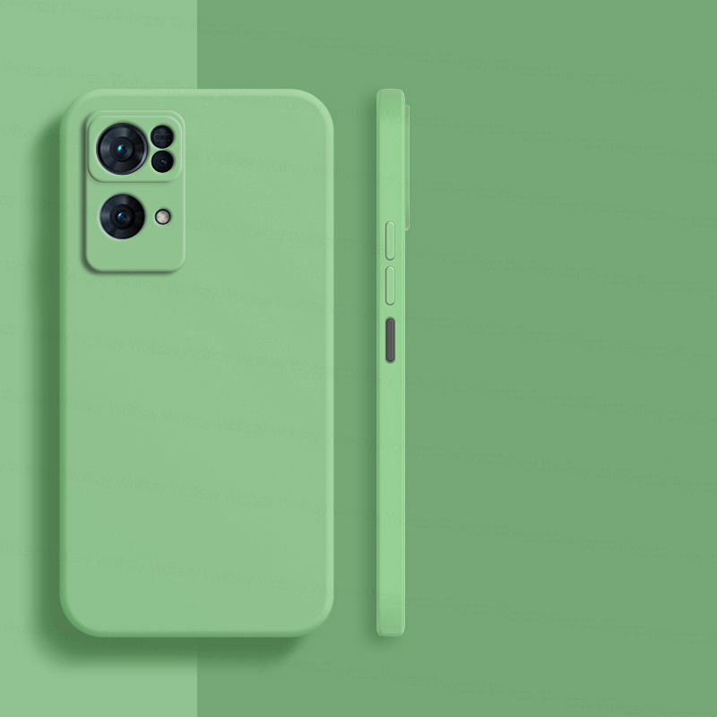 OPPO Reno7 Pro 5G maciņam Reno7 6 5 4 3 Pro Plus vāciņam, triecienizturīgam šķidra silikona mīkstam TPU tālrunim_voghion.com