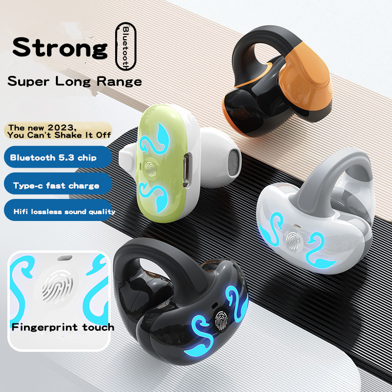 New GD68 Bluetooth Earclip Non In Single Ear Wireless Sports Earphone Business Style_voghion.com