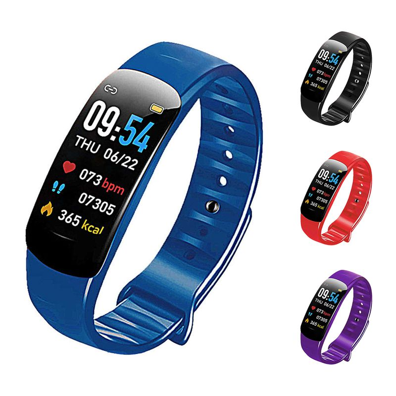 RXshengtai C1plus Bluetooth-Compatible Reminder Weather Forecast Multiple Sport Modes Wrist Smart Watch Daily Life_voghion.com