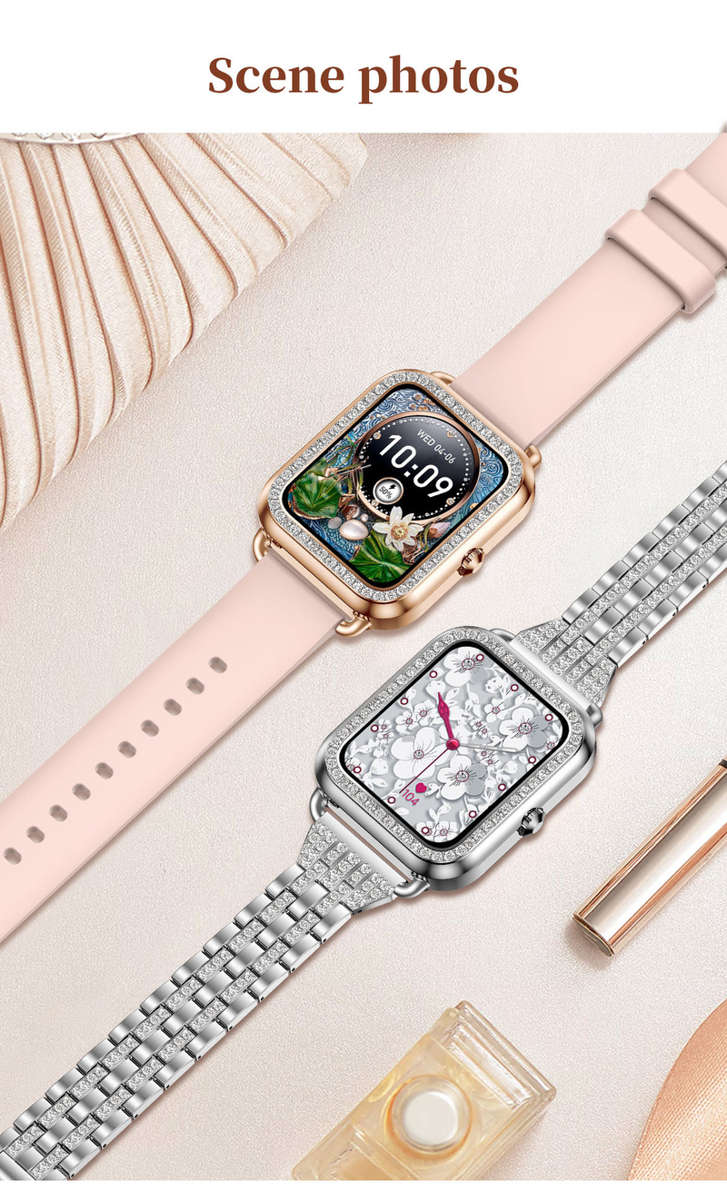 Reloj inteligente con llamadas Bluetooth I68 compatible con frecuencia cardíaca, presión arterial, clima, más que un reloj inteligente deportivo_voghion.com