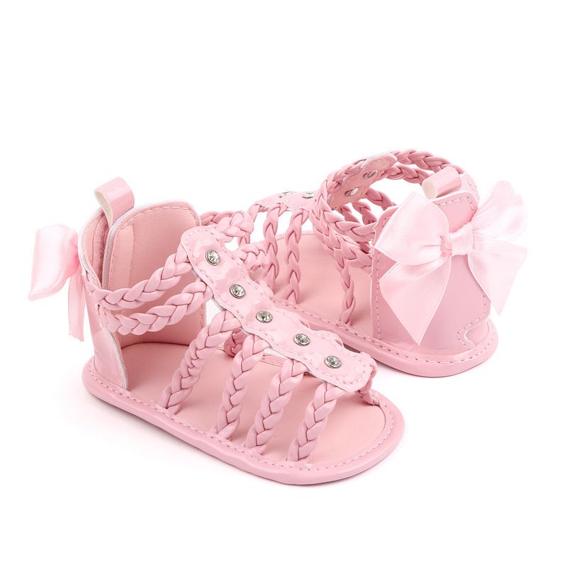 Mother & Kids Summer baby shoes 0-1 years old non-slip princess shoes Roman baby sandals_voghion.com