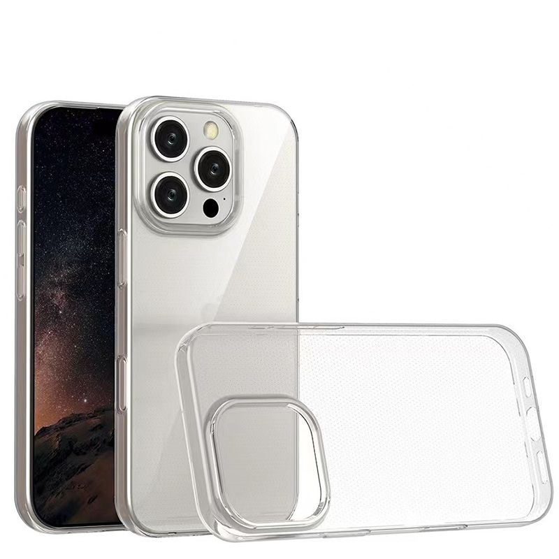 Ultra Thin Clear Silicone Case For iPhone 16 15 14 13 12 11 Pro Xs Max Mini XR X Plus Transparent Shell Ultra Thin Back Cover_voghion.com