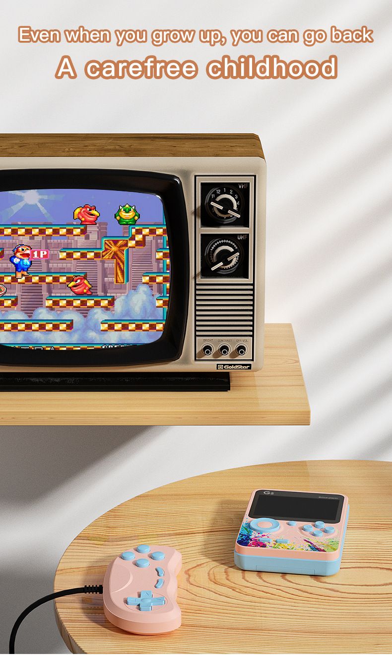 G5 500in-1 nostaljik ekran konsolu el tipi renkli renk eşleştirme oyunu_voghion.com