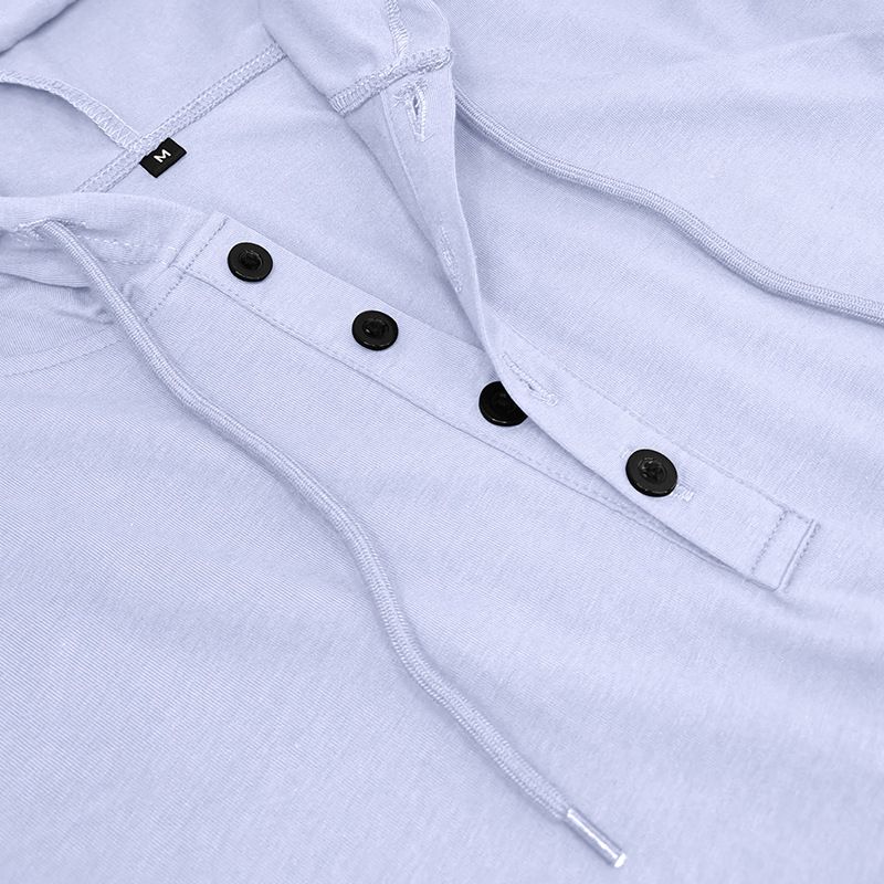 Abbigliamento da uomo Maglietta con cappuccio a maniche corte da uomo_voghion.com