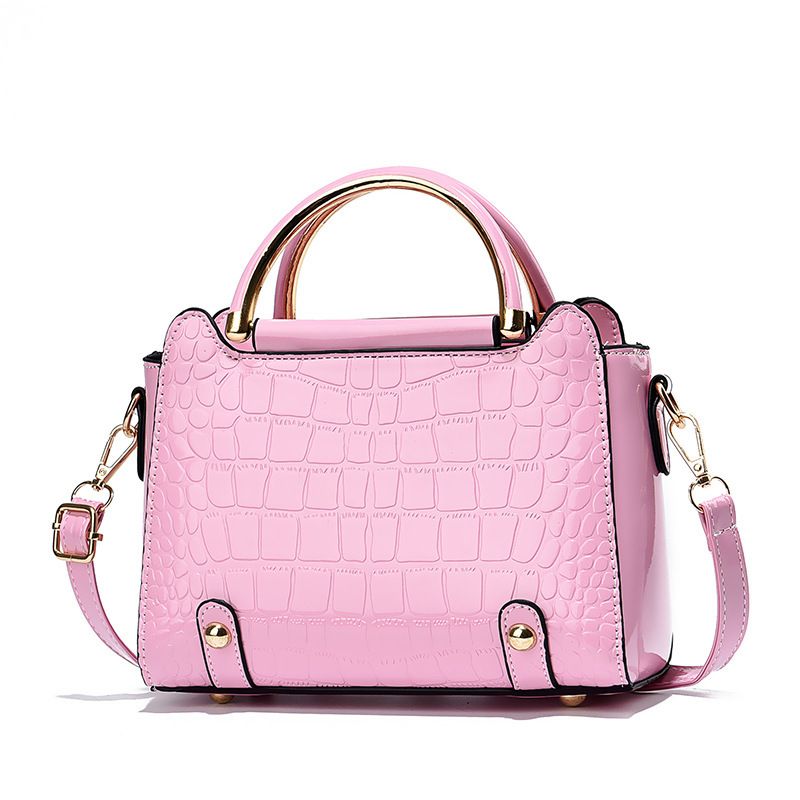 New Crocodile Pattern Versatile Fashion Small Square Korean Style Ins Single Shoulder Crossbo Handbag Women's Bag_voghion.com