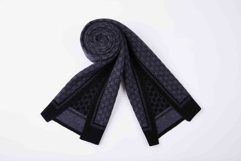 Sciarpa scozzese da uomo in lana lavorata a maglia con stampa retrò stampata di design, sciarpa scozzese da uomo alla moda, sciarpa scozzese da uomo Baoge_voghion.com