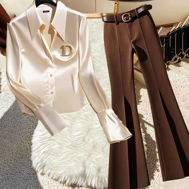 Damenbekleidung High-End-Shirts Nische vielseitige Langarm-Tops Trend_voghion.com