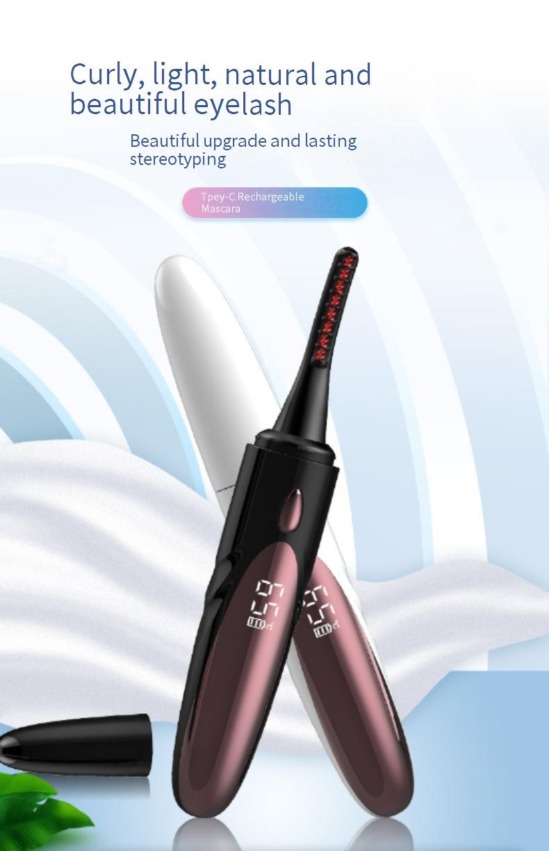 Wimperkruller Privémodel Elektrische Wimperkruller Vier Snelheid Met Digitaal Display Draagbare Elektrische Wimperkruller Elektrische Wimperkruller_voghion.com