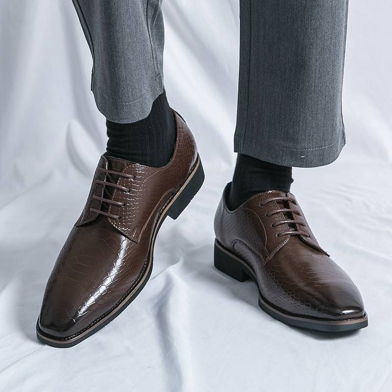 Erkekler İçin Deri Ayakkabılar İş Elbise Ayakkabıları Çok Yönlü Düğün Ayakkabıları Erkek Ayakkabı Tasarımcısı Loafer'lar Erkek Zapatos Para Hombres 2025_voghion.com