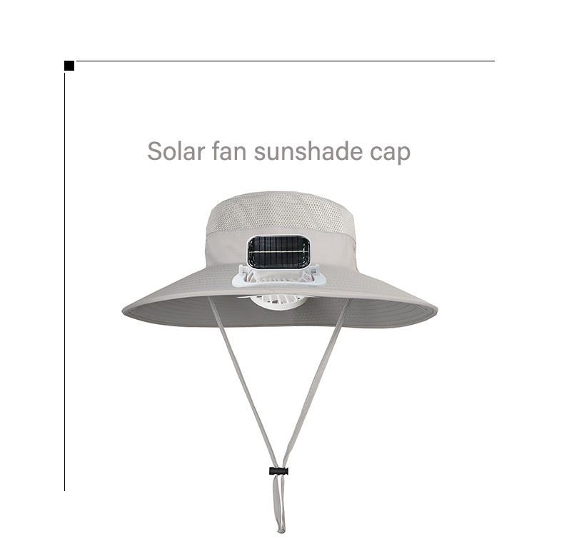 Solarbetriebener Kühlventilatorhut für Kinder – Sonnenschutz mit LSF 50+ und wiederaufladbarem Nackenventilator (leicht und verstellbar für Jungen und Mädchen, Spielen im Freien)_voghion.com