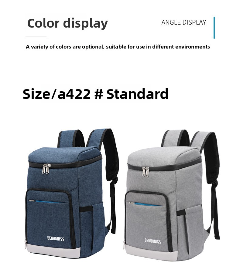 Insulated Backpack Cooler – 23L-28L Waterproof Oxford Picnic Bag For Camping, Beach & Tailgating, Foldable & Portable With Multi-Color Options_voghion.com