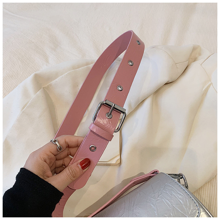 Net Red Ladies Small Bag Exquisite Cylinder Bag 2023 New Fashion Niche High-level simple contrast color messenger bag_voghion.com