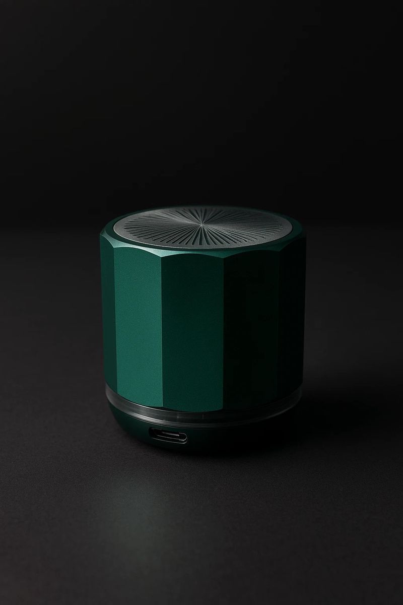 Mini enceinte Bluetooth portable en métal basse_voghion.com