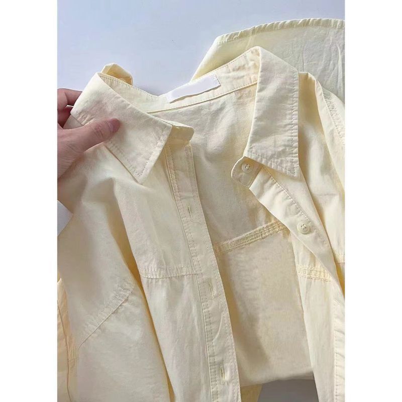 Robe en coton bleu clair style forêt pour femme, idéale pour le printemps et l'automne, coupe ajustée et polyvalente, taille S. Épaules classiques._voghion.com