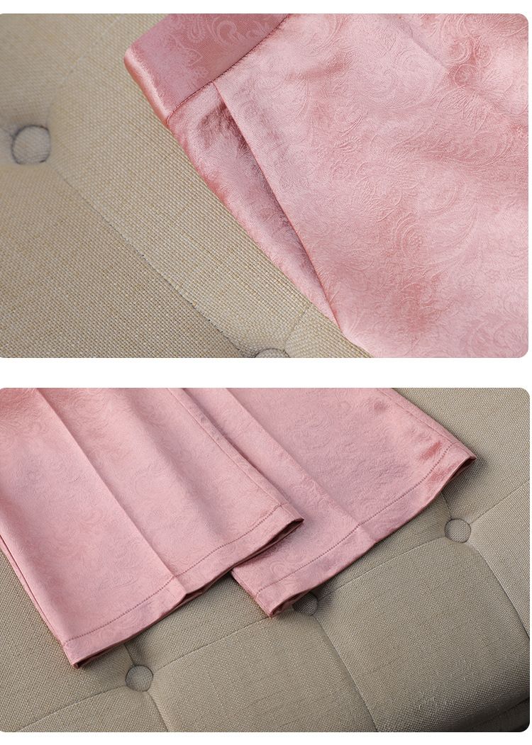 Elegant Pink Women's Suit Set - Premium Acetate Satin Blazer & Pants For Professional Office Wear(Available In 7 Sizes From S To XXXXL)_voghion.com