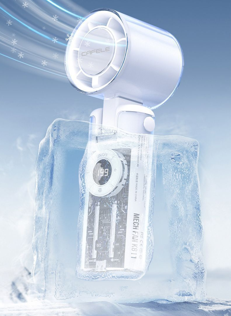 Kafeile Brand New High-Speed Energy-Saving Mini Portable USB Rechargeable Desktop Electric Fan Silent Cooling Artifact_voghion.com