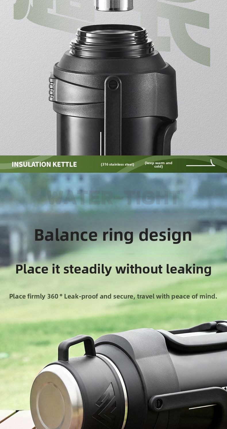 Tazza termica per alimenti in acciaio inossidabile, portatile, per sport all'aria aperta, extra large, per auto e viaggi_voghion.com