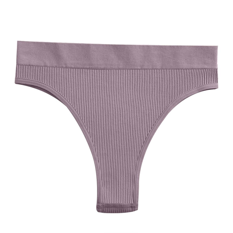 Damen-Unterwäsche, einfarbig, mit Gewinde, Baumwolle, sexy, mittelhoher Taillen-Tanga, bequem, atmungsaktiv, große Größe, Sport, Fitness_voghion.com