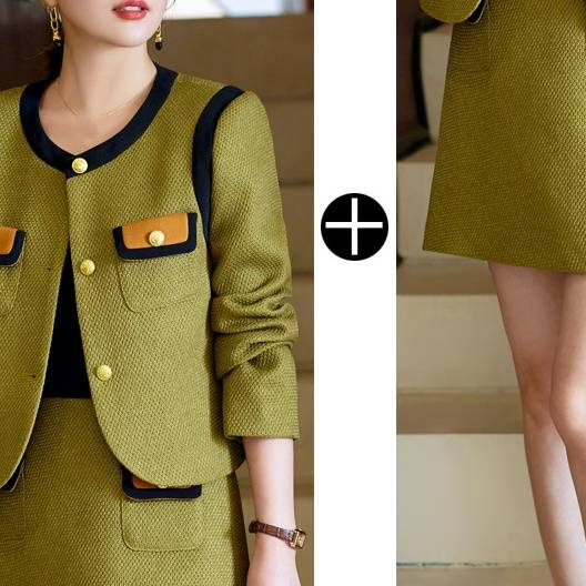 Abbigliamento femminile Nuovo colore piccola camicetta profumata camicetta allentata moda temperamento elegante gonna tutto-fiammifero _voghion.com