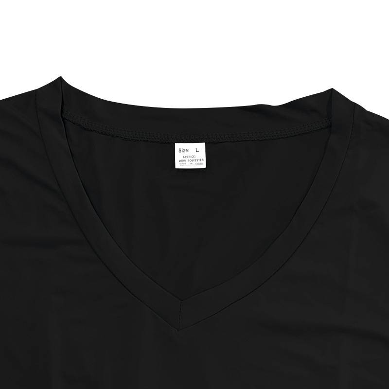 Trendiges, schnelltrocknendes, atmungsaktives, lässiges, sportliches und individuelles T-Shirt mit V-Ausschnitt für Herren im Frühling und Sommer_voghion.com