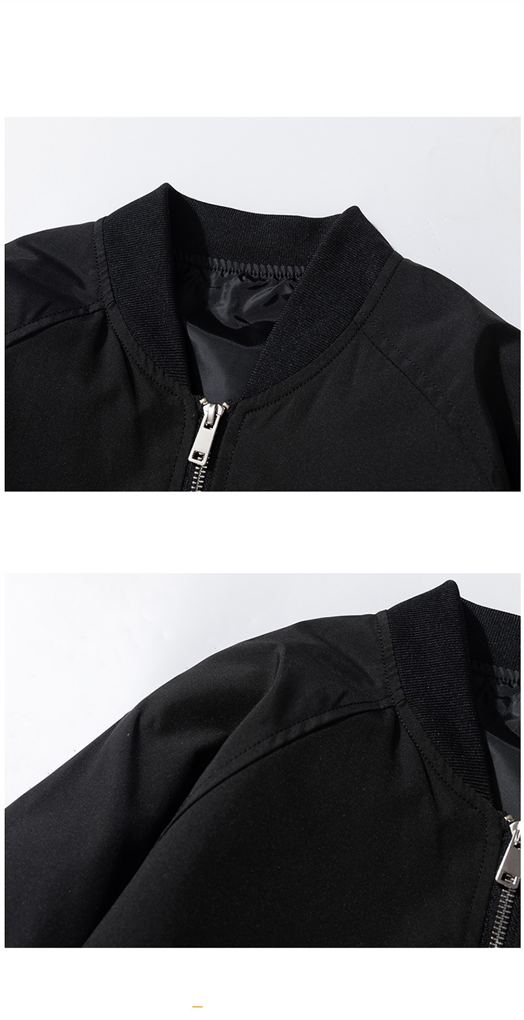 Giacca da baseball larga ricamata da uomo, giacca da baseball vintage ricamata - giacca a vento unisex elegante e ampia per abbigliamento casual_voghion.com