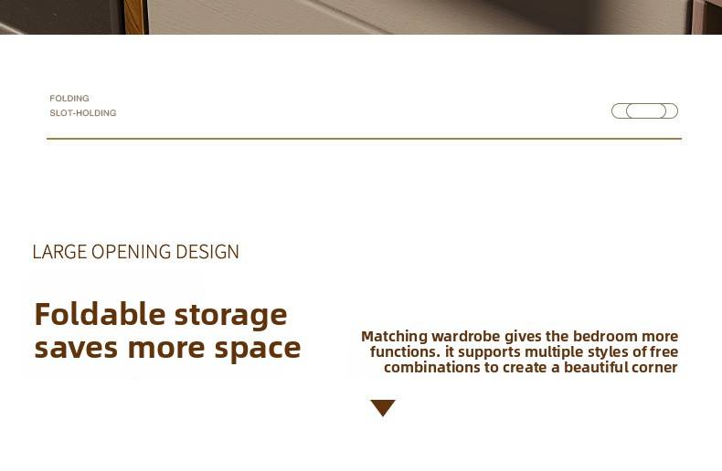 Foldable Storage Basket – 28L Stackable Fabric Bin For Clothes, Shoes & Toys (Black/Beige Stripes, Open-Top, Nordic Style)_voghion.com