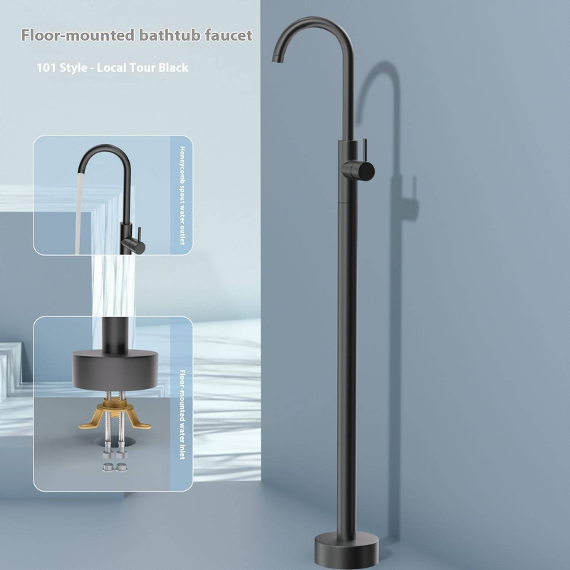 Duvara Monte Duş, Çift Fonksiyonlu, Krom Kaplamalı Premium Bakır Bağımsız Küvet Bataryası Seti – Modern Banyo Yenilemesi"_voghion.com