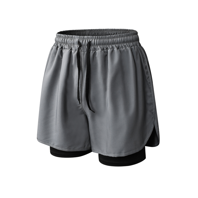 Men's Athletic Running Shorts With Built-in Liner – Quick-Dry Basketball Gym Shorts For Training & Sports (Black, S-4XL)_voghion.com
