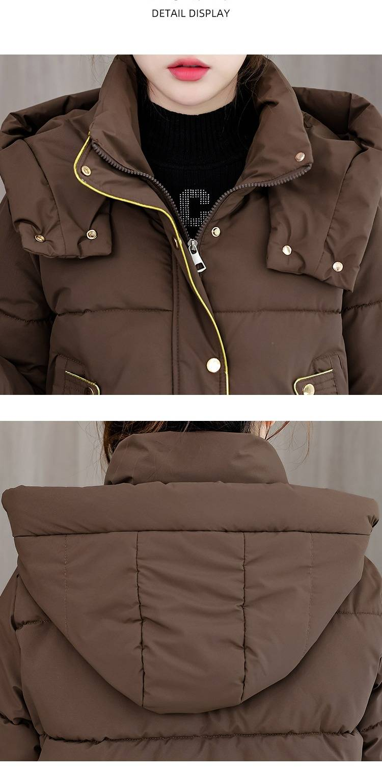 Kurze Pufferjacke für zierliche Figuren – voluminöse Steppjacke mit strukturiertem Reverskragen (5 urbane Neutraltöne, erweiterte Größenauswahl)_voghion.com