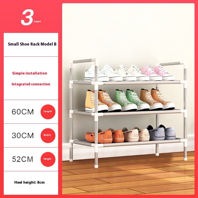 Zapatero modular de metal: organizador apilable de 2 a 7 niveles (ahorra espacio, estructura resistente, varios colores)_voghion.com
