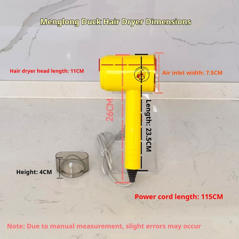 800W Brushless Motor With 3 Speed & Cool/Warm Air, UV-Coated Body & Overheat Protection (Lemon Yellow/White/Gray, Ideal For Home & Salon Use)_voghion.com