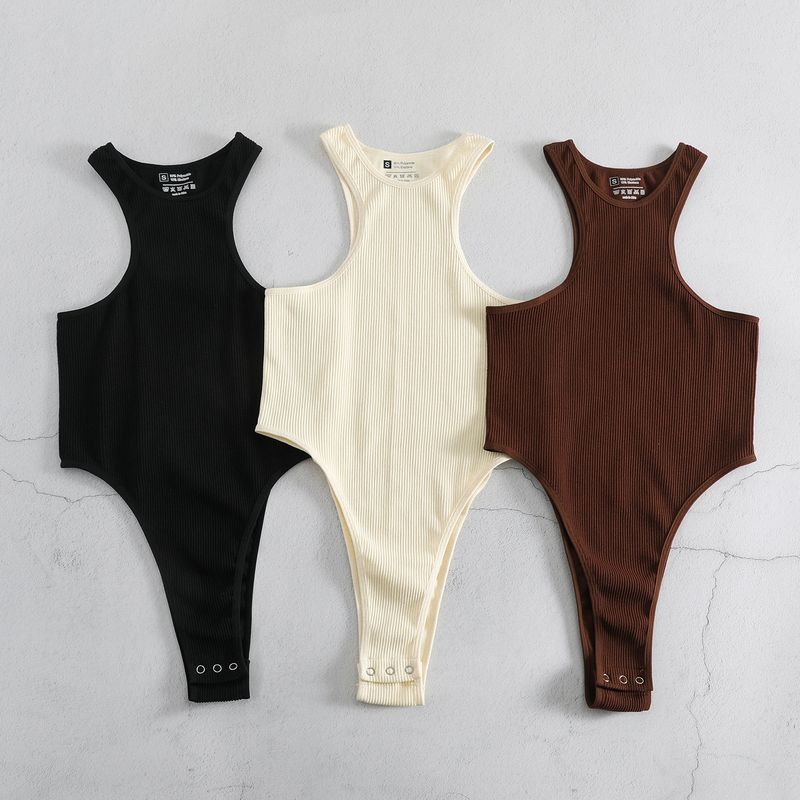 Yoga fileté en forme de I gilet une pièce slips serrés sous-vêtements Yoga Shapewear vêtements de Yoga Sexy_voghion.com