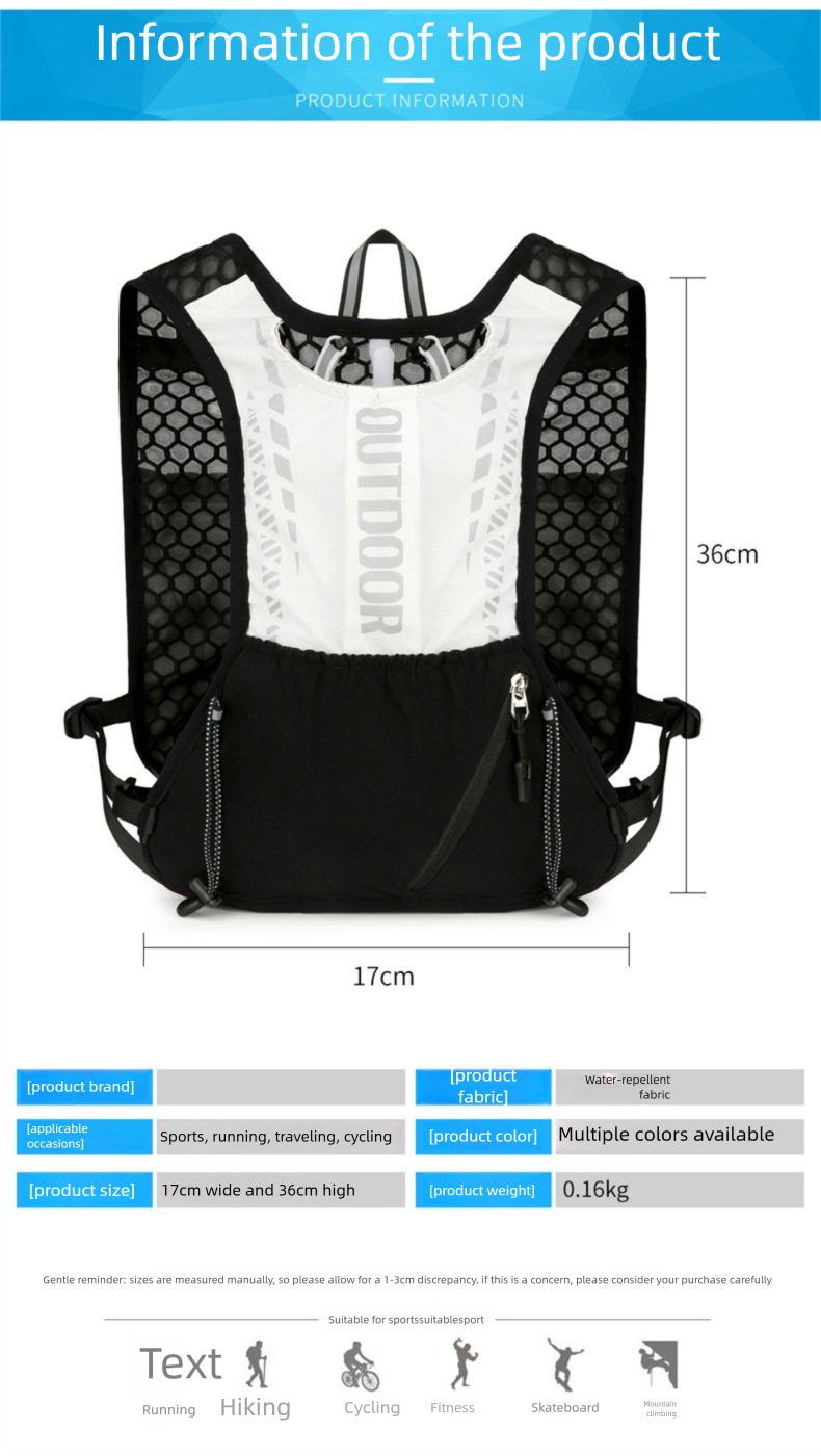 Großer, wasserabweisender Wanderrucksack für Damen und Herren, leichter Outdoor-Reiserucksack, Trekkingrucksack_voghion.com