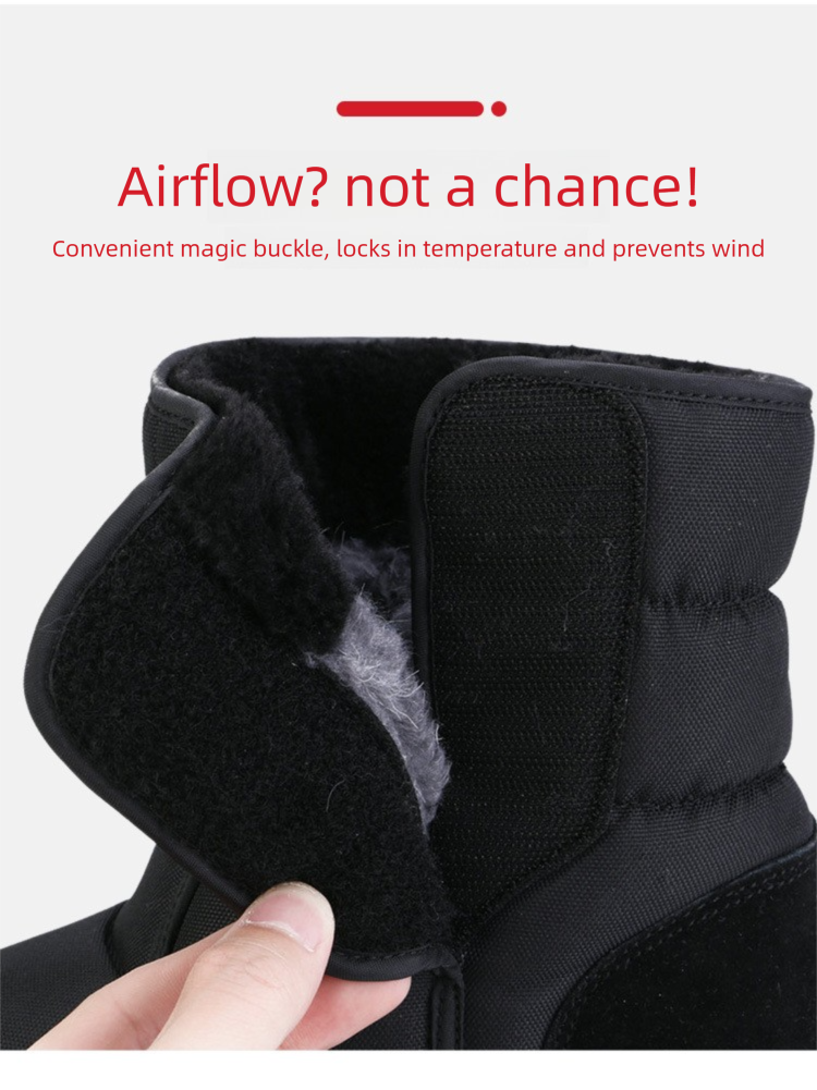 Nine Colors Snowflake Cross-Border Large Size 48 Men's Snow Boots Non-Slip Non-Crack Durable Easy To Wear Manufacturer_voghion.com