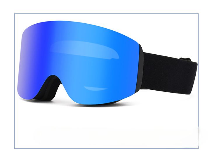 Magnetic Double Layer Anti-Fog Outdoor Sports Snow Mountaineering Ski Goggles_voghion.com