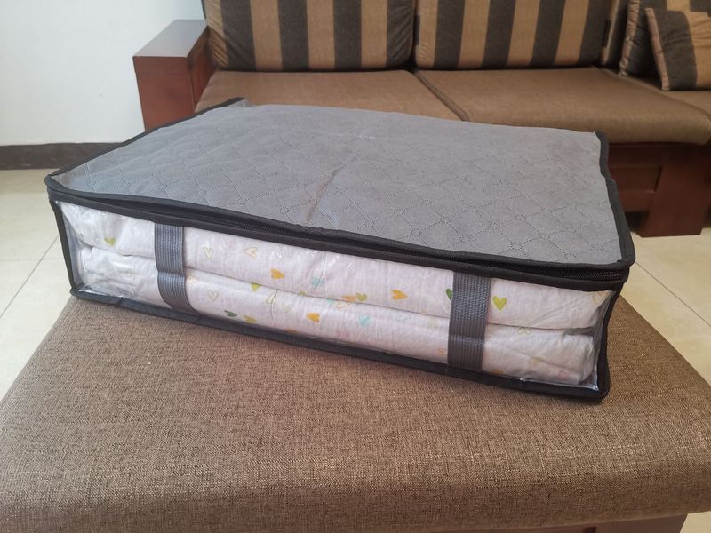 borsa portaoggetti per il fondo del letto borsa portaoggetti pieghevole in tessuto non tessuto borsa per imballaggio trapunta coperta_voghion.com