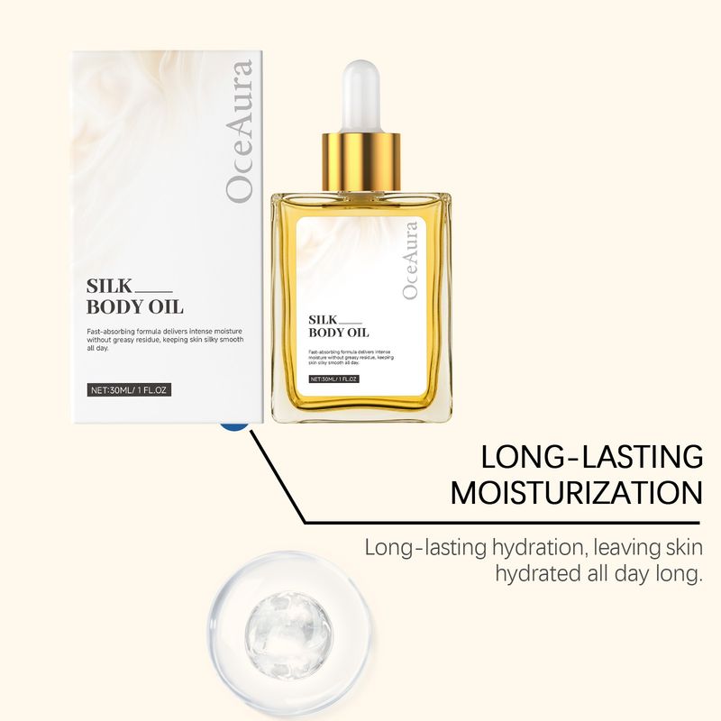 OceAura Silk Softening Refreshing Moisturizing Non-Sticky Skin-Friendly Soft And Easy To Absorb Body Oil_voghion.com