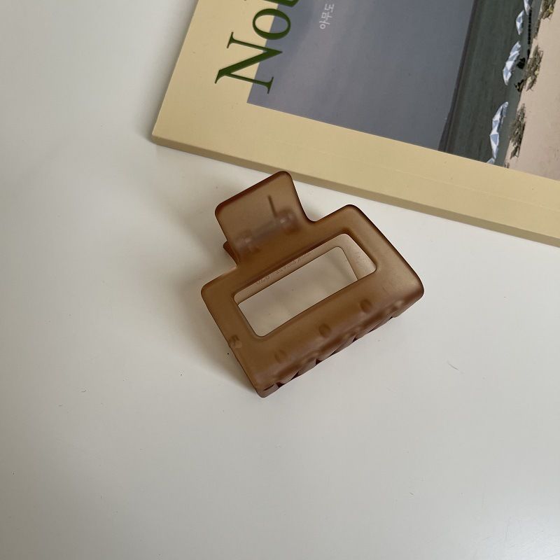 Pince à cheveux en forme de disque pour cheveux de couleur curry, accessoire de coiffure pour célébrités d'Internet coréennes, pince à cheveux en forme de requin, pince à frange, arrière de la tête pour femmes, automne_voghion.com