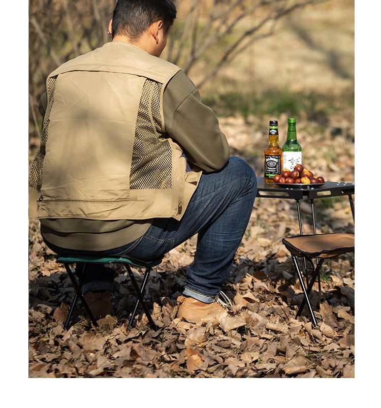 Sedia pieghevole da esterno, piccola, sgabello portatile, attrezzatura da viaggio, autoguida, barbecue, picnic, campeggio_voghion.com