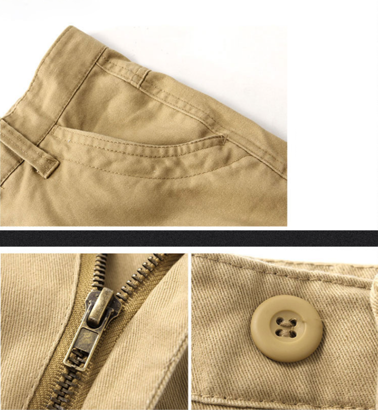 overalls for men, outdoor casual trousers, large size straight sports pants, multi-pocket loose work pants_voghion.com