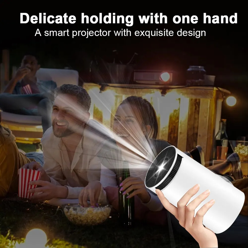 HY300 Projektor 4K Android 11 Dual Wifi6 200 ANSI Allwinner H713 Bluetooth 5.0 1080P 1280*720P Heimprojektor_voghion.com