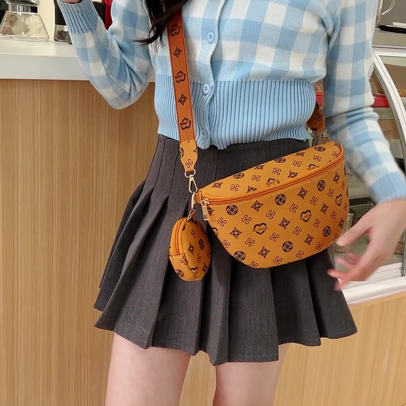 Lehká luxusní módní ledvinka crossbody kabelka dámská taška Nová dámská kabelka přes rameno_voghion.com