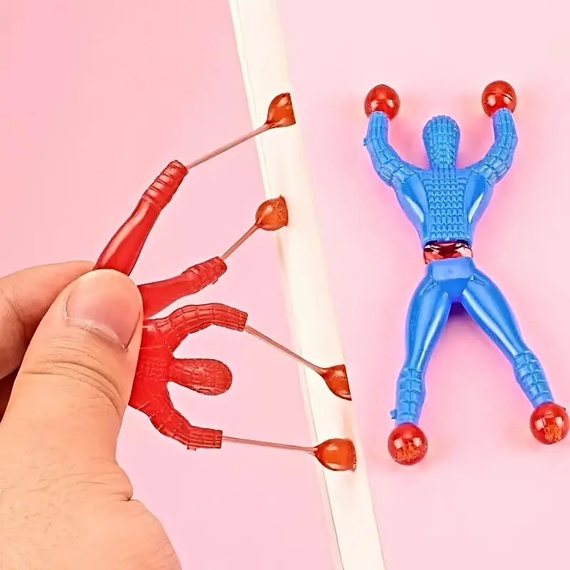 5/10pcs, Stress Relieving Toys,Fourket Wall Climbing Toys,Wall Climbing Toys,Creative Sticky Toys,Party Gifts, Creative Tricky Toys For Creative Gifts_voghion.com