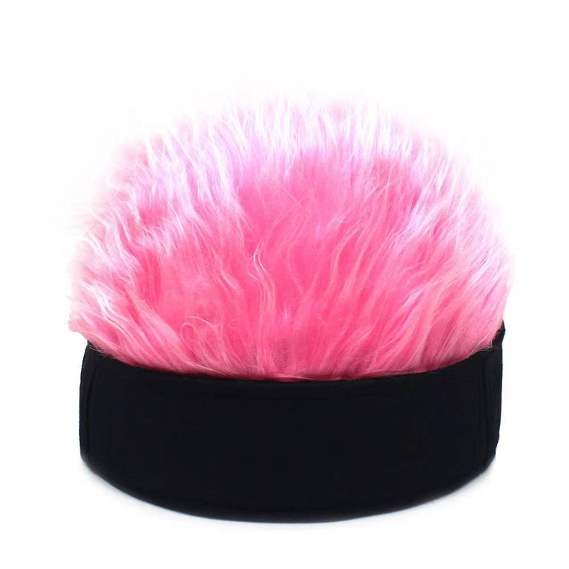 Cappello 1PC parrucca invernale in peluche cappello da padrone di casa cappello hip-hop da uomo in marea femminile lavorato a maglia caldo_voghion.com